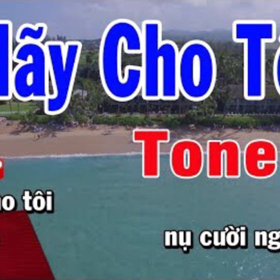 Karaoke Hãy Cho Tôi Tone Nữ Nhạc Sống | Trọng Hiếu