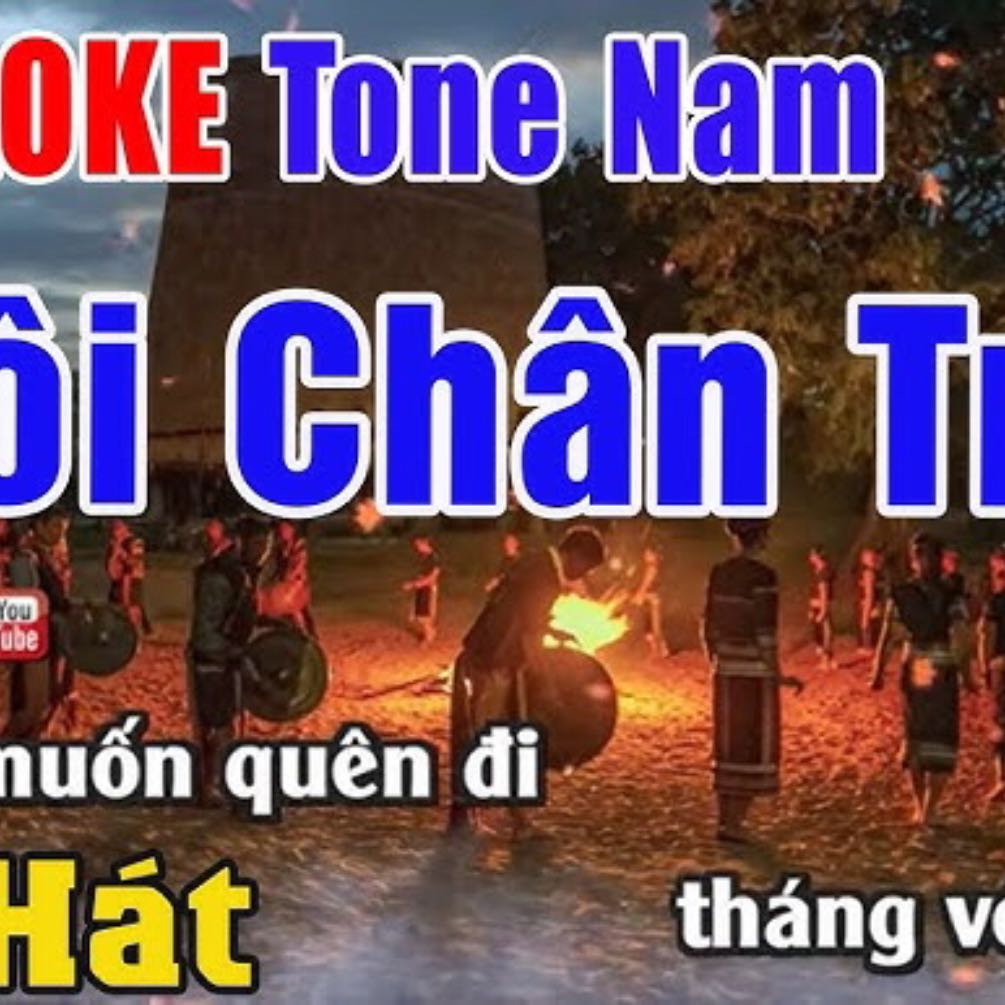 Đôi Chân Trần Karaoke Tone Nam - Nhạc Sống Thanh Ngân