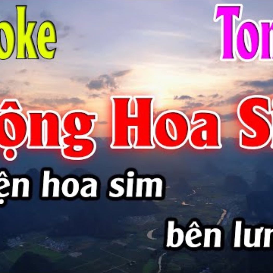 Mộng Hoa Sim Karaoke Tone Nữ ( Am ) Karaoke Lâm Organ  -  Beat Chuẩn