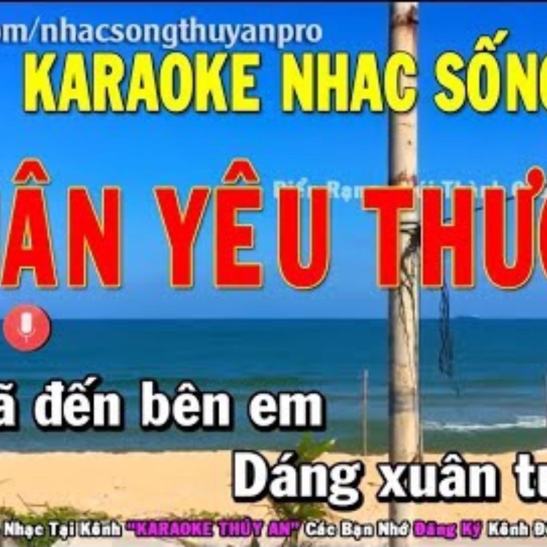 Karaoke | Xuân Yêu Thương Remix | Tone Nữ | Nhạc sống 2019 | Karaoke Thúy An