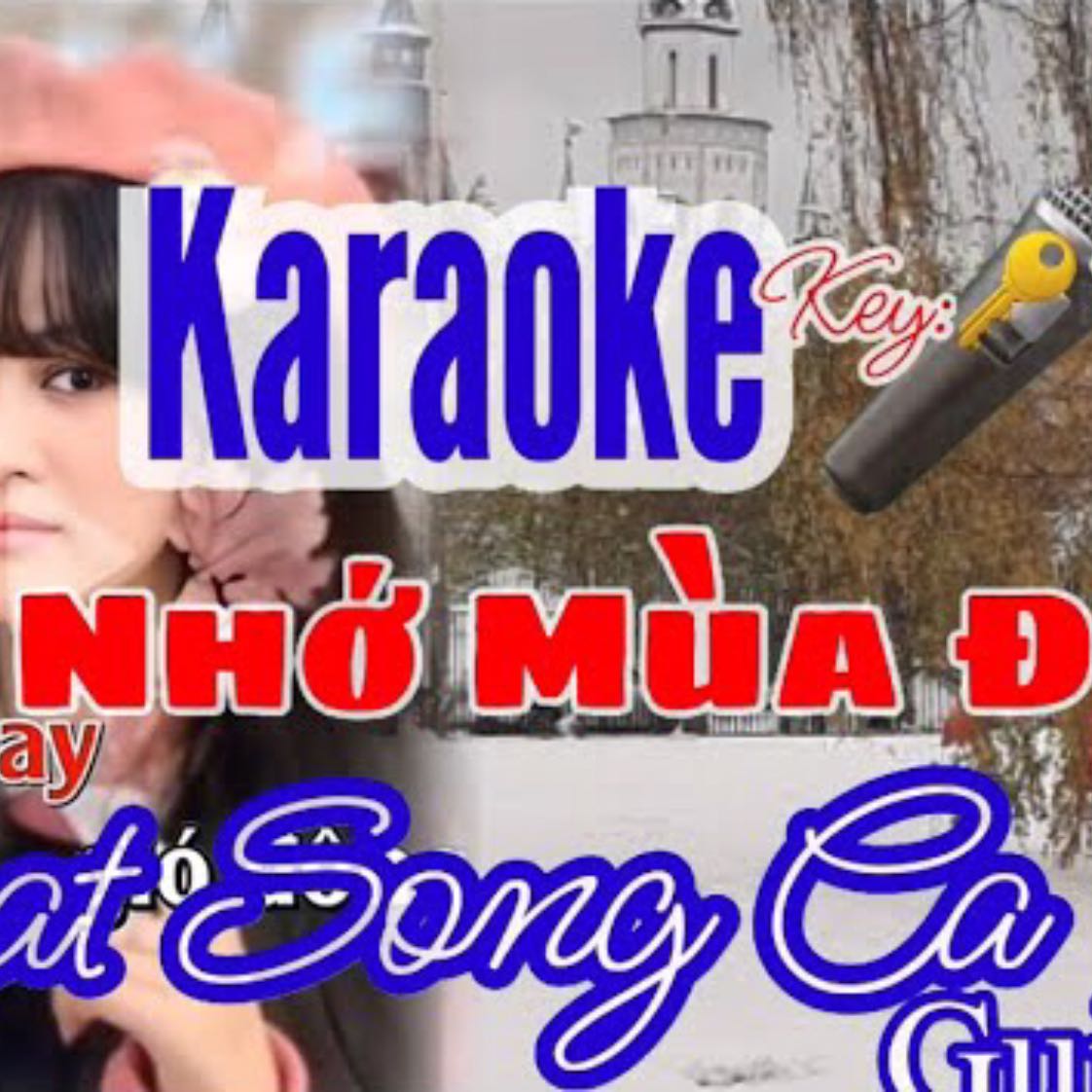 Karaoke | Nỗi Nhớ Mùa Đông | Song ca- beat Guitar | Thu upload |